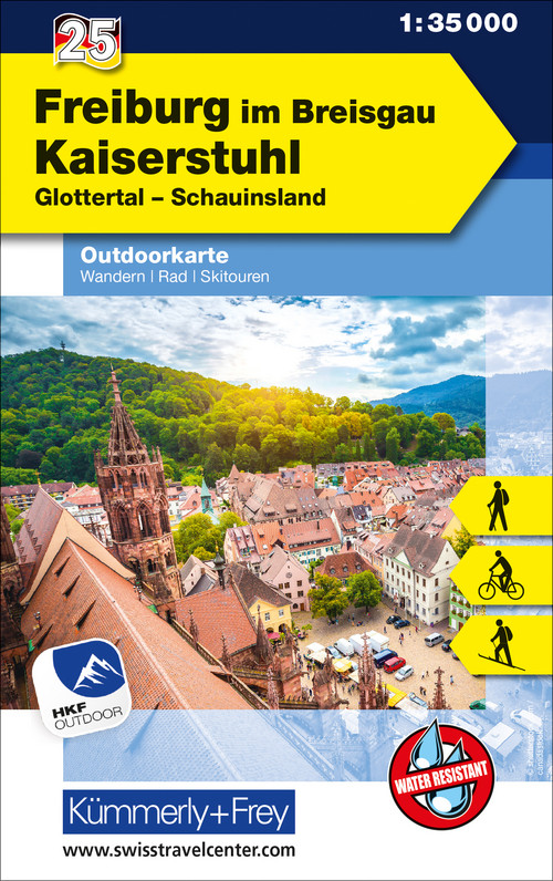 Germany, Freiburg im Breisgau, No. 25, Outdoor map 1:35'000