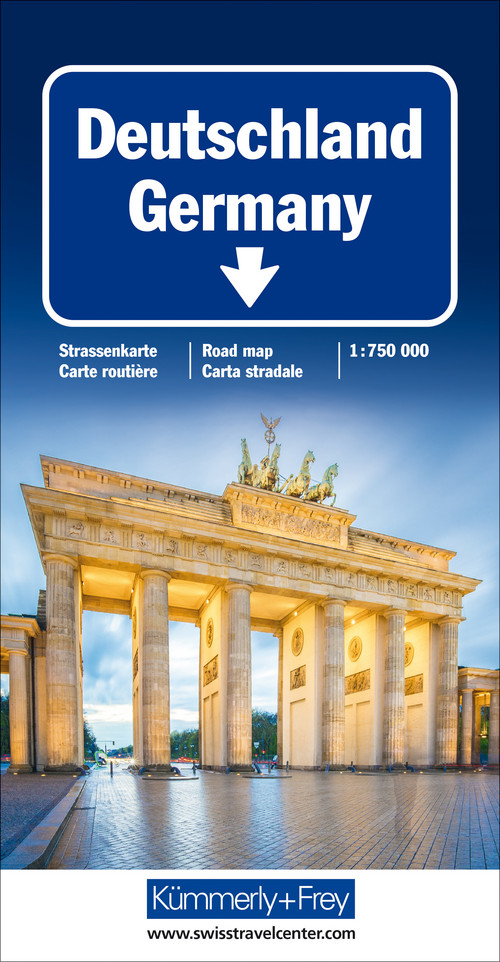 Allemagne, Carte routière 1:750'000