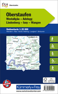 Germany, Oberstaufen, Nr. 55, Outdoor map 1:35'000