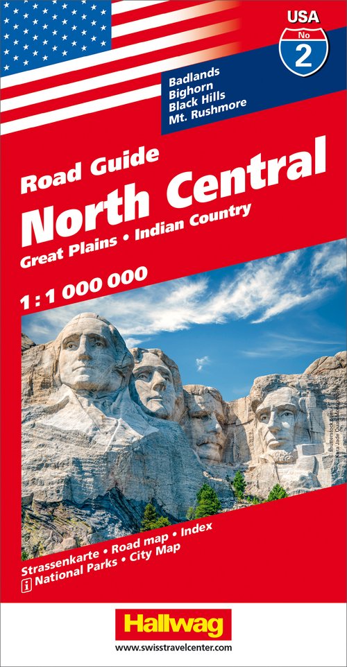 USA, North Central, No. 2, Road map 1:1Mio.