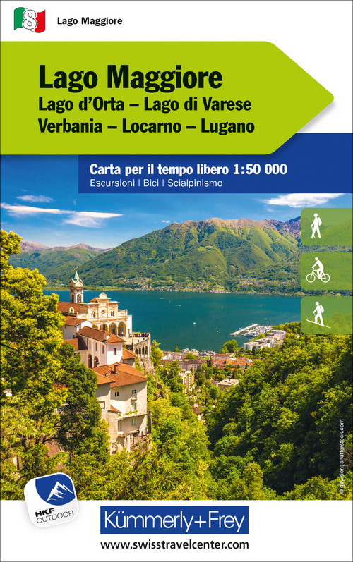 Italy, Lake Maggiore, Nr. 8, Outdoor map 1:50,000