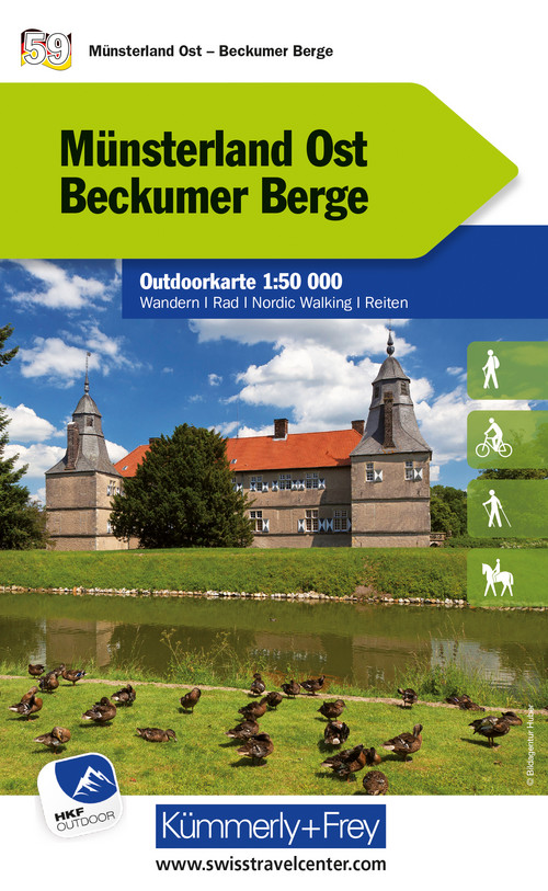 Germany, Münsterland East - Beckum Hills, Nr. 59, Outdoor map 1:50'000
