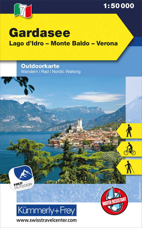 Italie, Lac de Garde, Nr. 7, Carte outdoor 1:50'000
