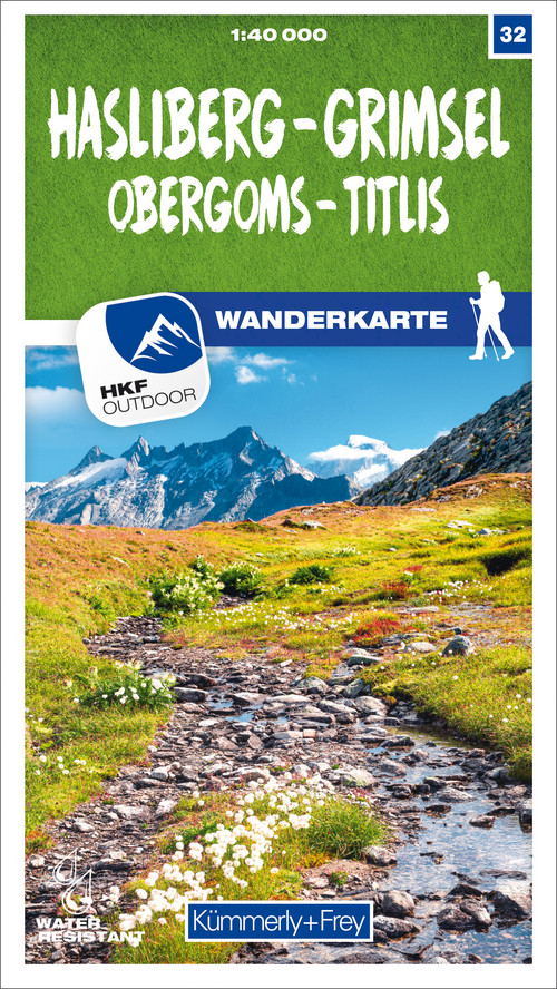 Switzerland, Hasliberg - Grimsel, Obergoms - Titlis, No. 31, Hiking map 1:40'000