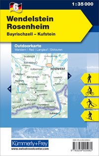 Germany, Wendelstein - Rosenheim, Nr. 6, Outdoor map 1:35'000