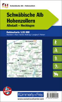 Allemagne, Jura souabe - Hohenzollern, Nr. 41, Carte outdoor 1:35'000