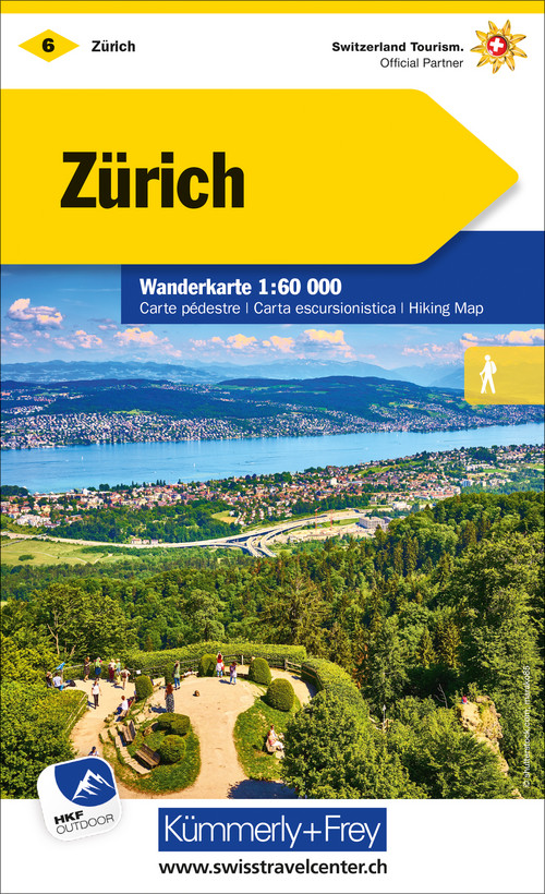 Switzerland, Zurich, Nr. 06, Wanderkarte 1:60'000