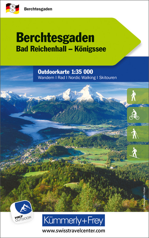 Germany, Berchtesgaden, Nr. 8, Outdoor map 1:35'000