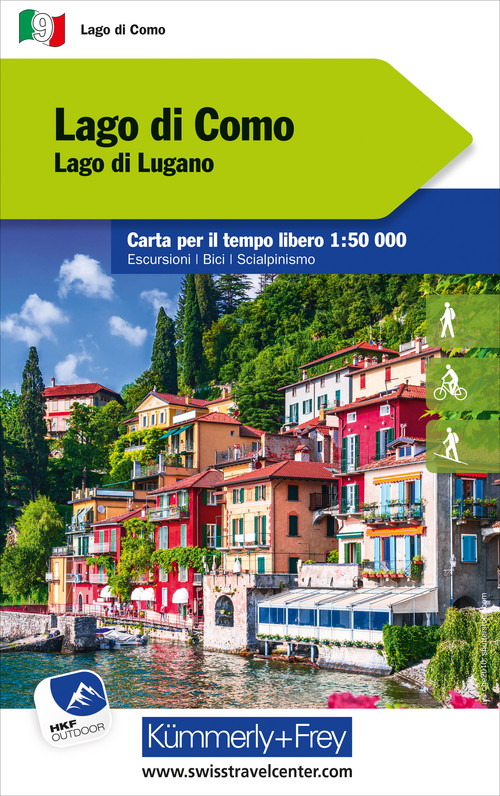 Italy, Lake Como, Nr. 9, Outdoor map 1:50'000