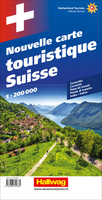 Suisse, Carte touristique 1:200'000