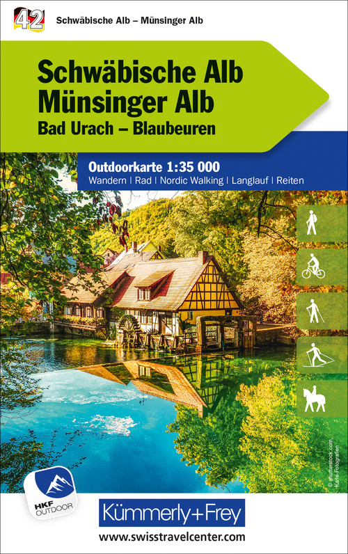 Germany, Swabian Alb - Münsinger Alb, Nr. 42, Outdoor map 1:35'000