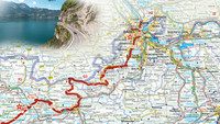 Swiss, Carte routière, Grand Tour of Switzerland Touring map 1:275'000