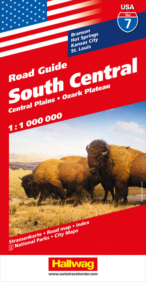 USA, South Central, Nr. 7, Road map 1:1Mio.