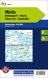 Germany, Müritz, Nr. 16, Outdoor map 1:50'000