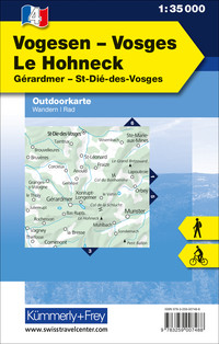 France, Vosges - Le Honeck, Nr. 4, Outdoor Map 1:35'000