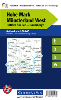 Deutschland, Hohe Mark - Münsterland West, Nr. 60, Outdoorkarte 1:50'000