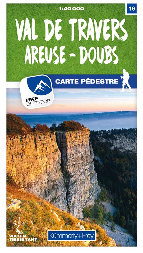 16 Val-de-Travers / Areuse - Doubs 1:40 000