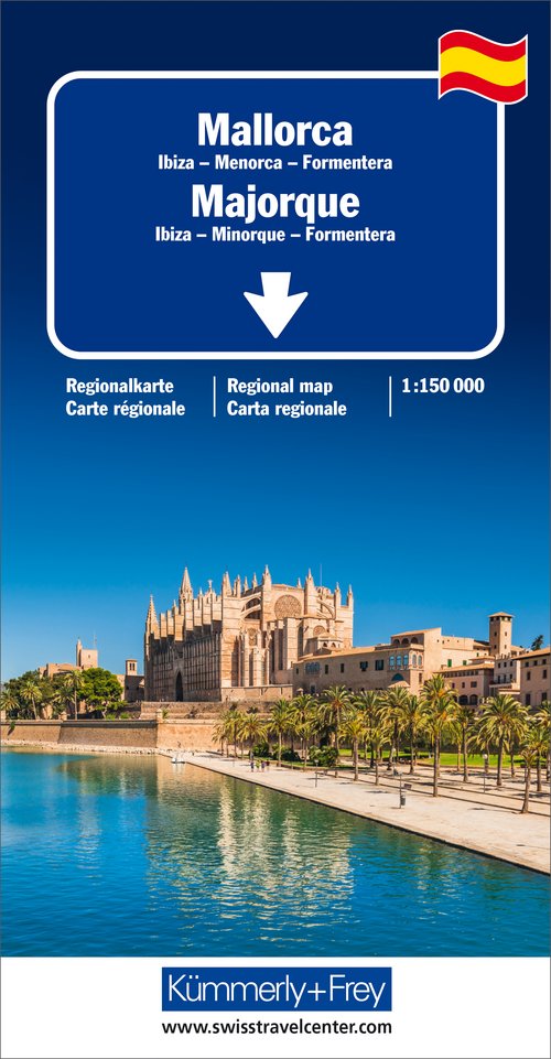 Spain, Mallorca, Road map 1:150'000