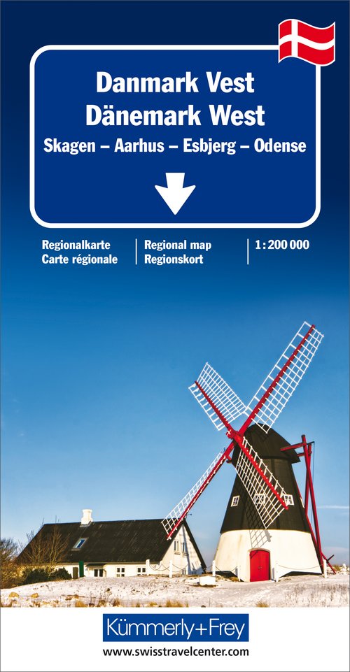 Denmark (West), Road map 1:200'000