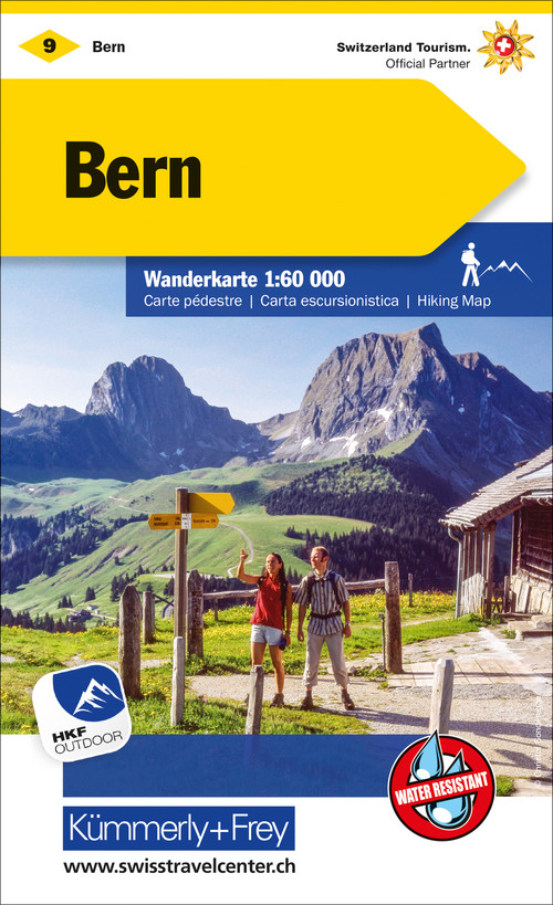 Suisse, Berne, No. 09, Carte de Randonnée 1:60'000