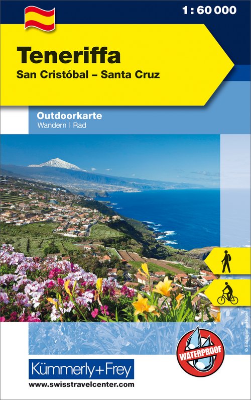 Spain, Tenerife, Outdoor map 1:60'000