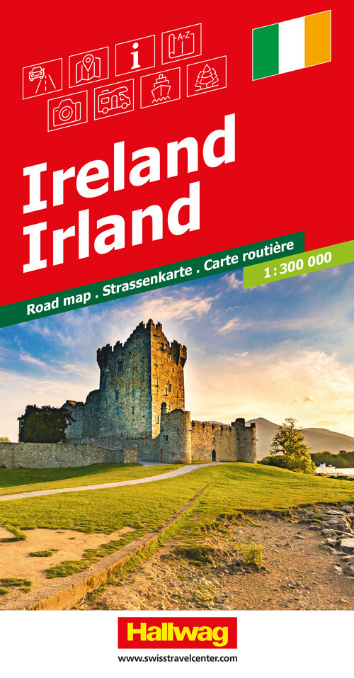 Irlande, carte routière 1:300'000