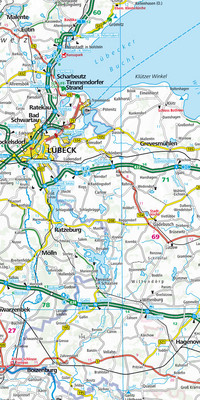Germany (North), Road map 1:500'000