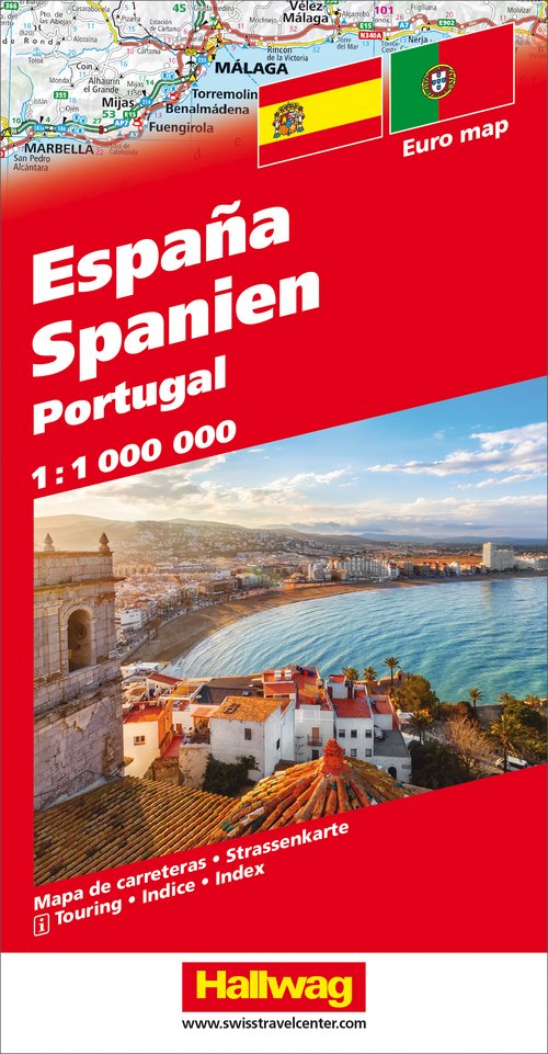 Espagne - Portugal, Carte routière 1:1Mio.