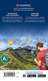 KOMPASS Wanderkarten-Set 683 Trentino (3 Karten) 1:50.000