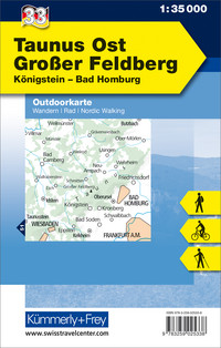 Germany, Taunus East, Grosser Feldberg, Nr. 33, Outdoor map 1:35'000