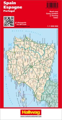 Spain - Portugal, Road map 1:1Mio.