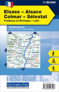 France, Alsace - Colmar - Sélestat, Nr. 5, Carte outdoor 1:50'000