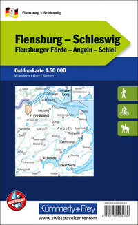 Deutschland, Flensburg - Schleswig, Nr. 9, Outdoorkarte 1:50'000
