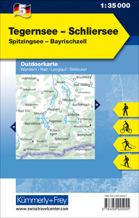 Germany, Tegernsee - Schliersee, Nr. 5, Outdoor map 1:35'000