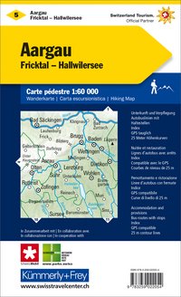 Suisse, Argovie, Fricktal - Hallwilersee, No. 05, carte pédestre 1:60'000