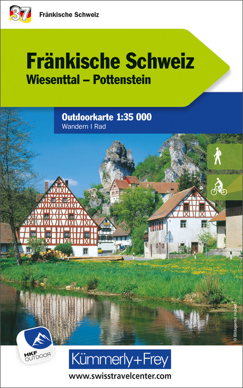 Germany, Franconian Switzerland, Nr. 37, Outdoor map 1:35'000