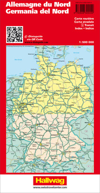 Allemagne (Nord), Carte routière 1:500'000