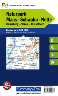 Allemagne, Parc naturel, Maas - Schwalm - Nette, Nr. 62, Carte outdoor 1:50'000