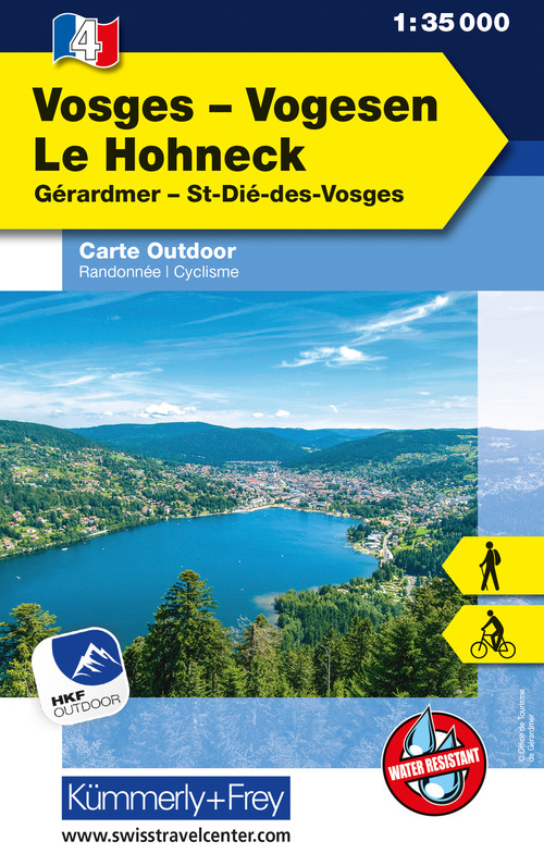 France, Vosges - Le Honeck, Nr. 4, Carte outdoor 1:35'000