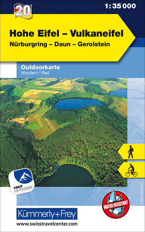 Allemagne, Haute Eifel - Vulkaneifel, Nr. 20, Carte outdoor 1:35'000